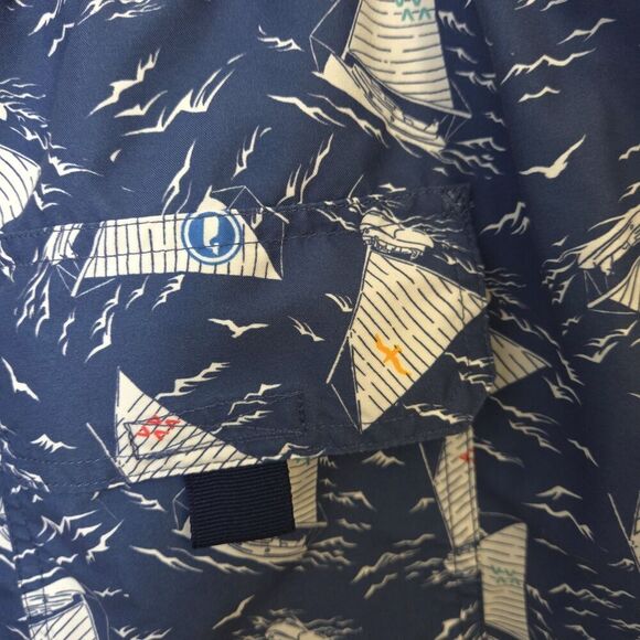 Vineyard Vines Board Shorts Swim Sailboat Pattern Mesh Lined Men's XXL SEE DESC - Picture 7 of 9